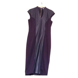 Deep plum professional dress